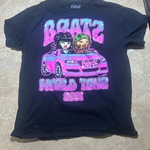 Bratz World Tour 2001 Black and Pink Tee